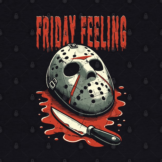 Friday Feeling - Vintage Friday 13th Design by Trendsdk